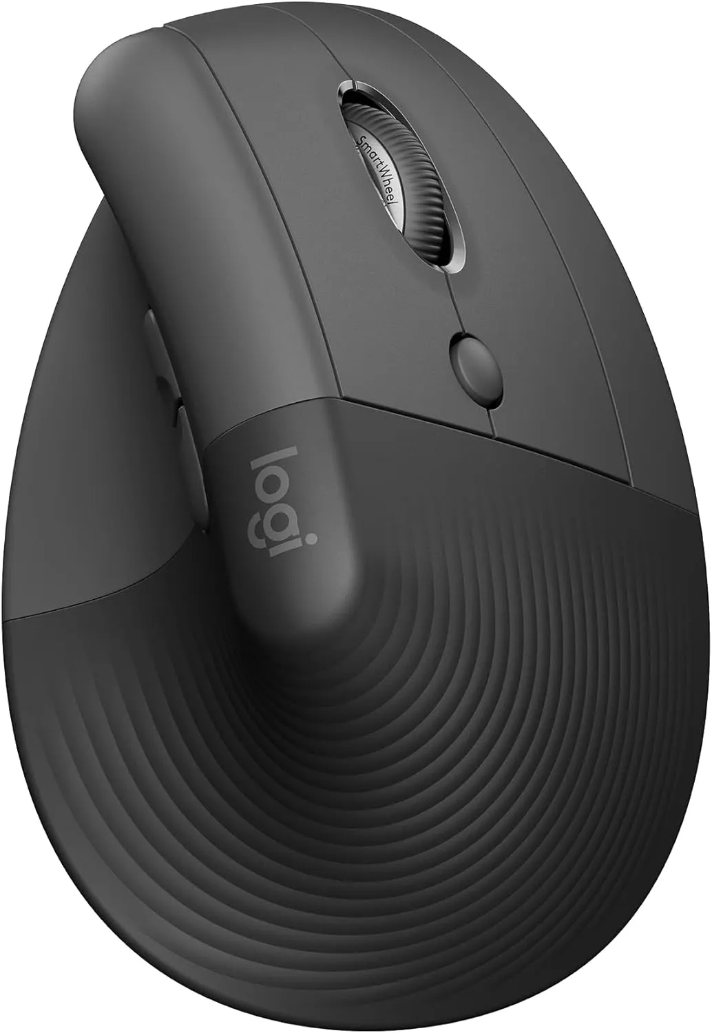 Logitech Lift vertical mouse on white background